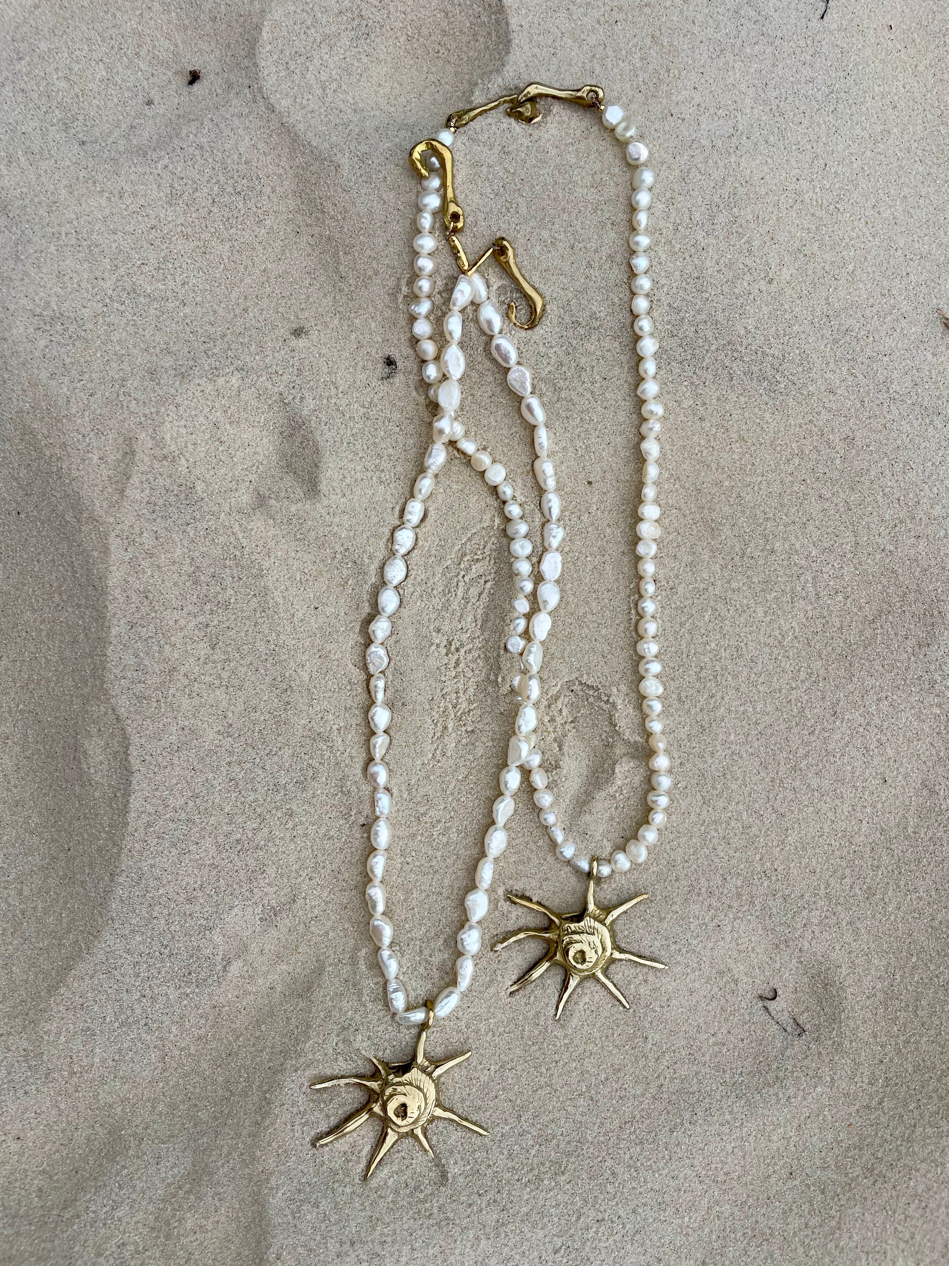 Colar Pérolas e Estrela-do-Mar