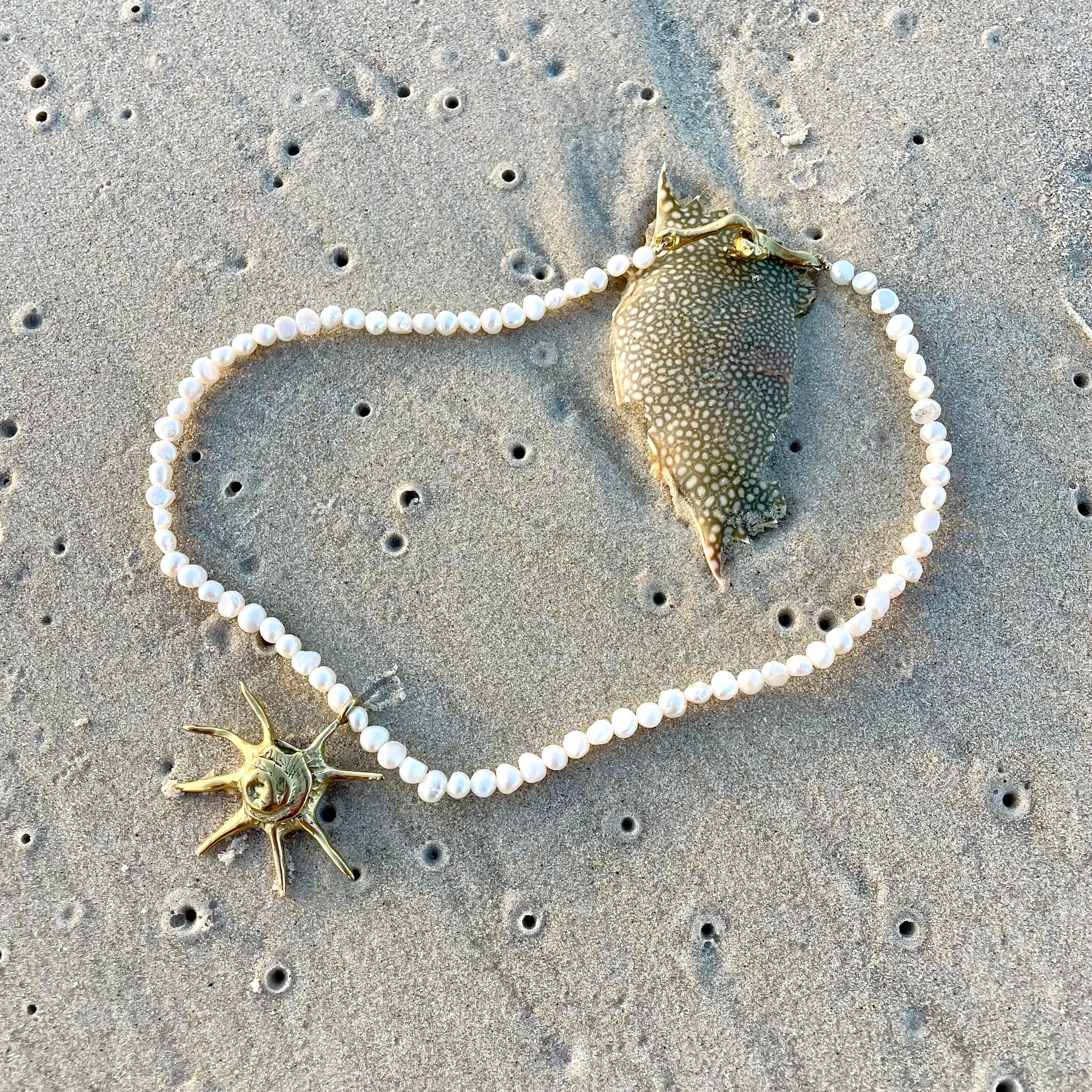 Colar Pérolas e Estrela-do-Mar